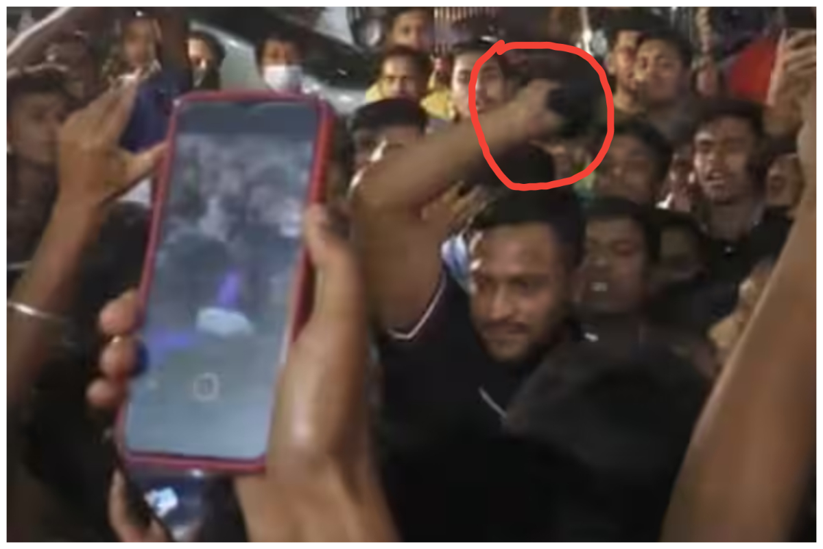 VIDEO: फैंस पर फूटा शाकिब अल हसन का गुस्सा, कैप से जमकर पीटा