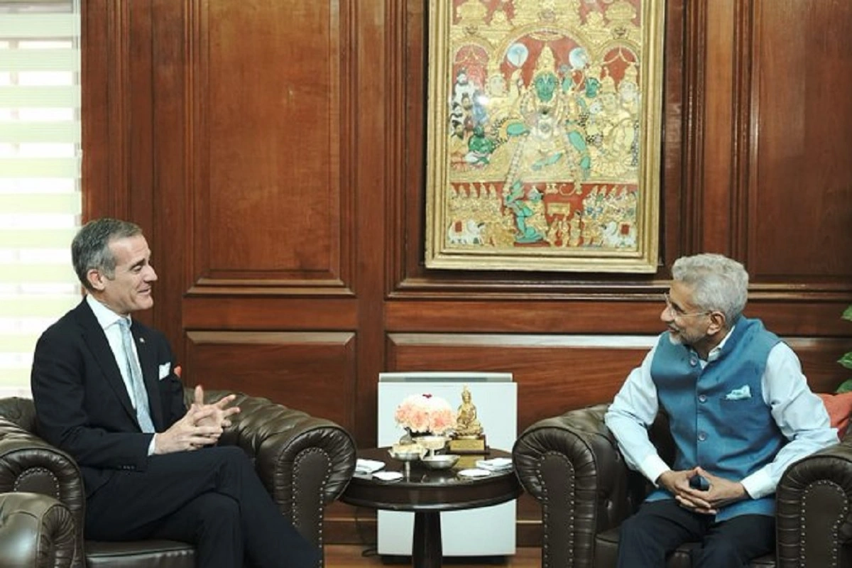 पीएम मोदी के वाशिंगटन दौरे से पहले विदेश मंत्री एस जयशंकर से मिले अमेरिकी राजदूत एरिक गार्सेटी